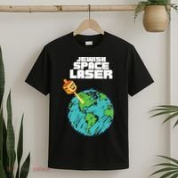 Jewish Space Laser Insane Funny Conspiracy Theory T-Shirt thumb 2
