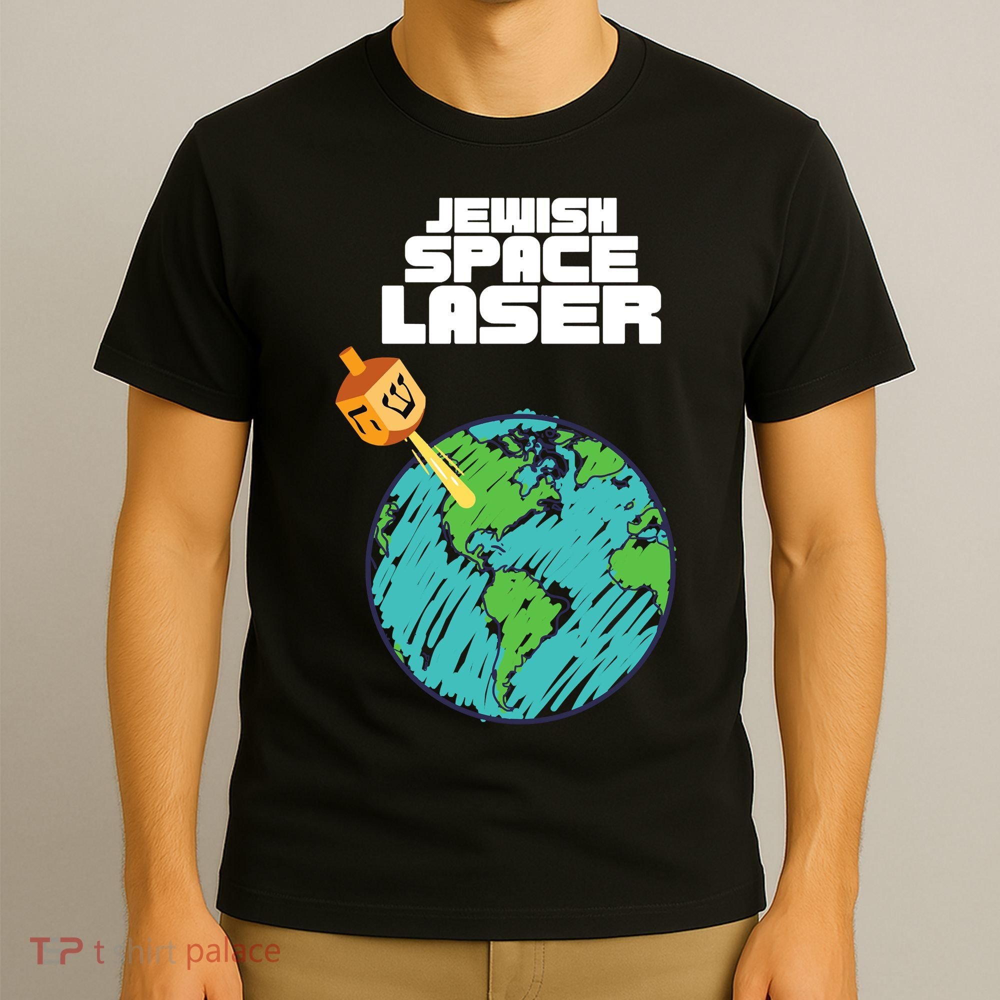 Jewish Space Laser Insane Funny Conspiracy Theory T-Shirt