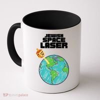 Jewish Space Laser Insane Funny Conspiracy Theory Coffee Mug thumb 0
