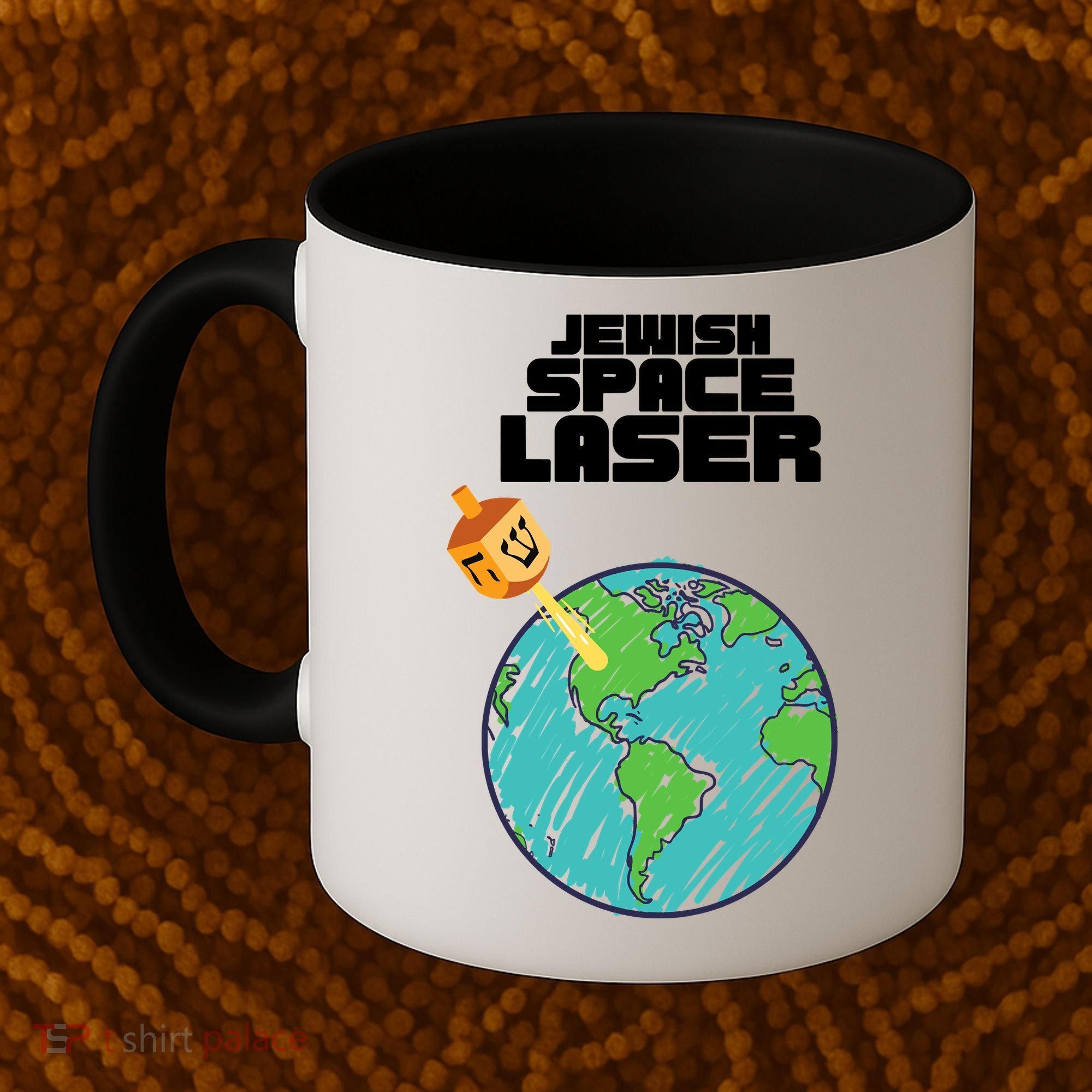 Jewish Space Laser Insane Funny Conspiracy Theory Coffee Mug