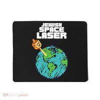 Jewish Space Laser Insane Funny Conspiracy Theory Mousepad thumb 0
