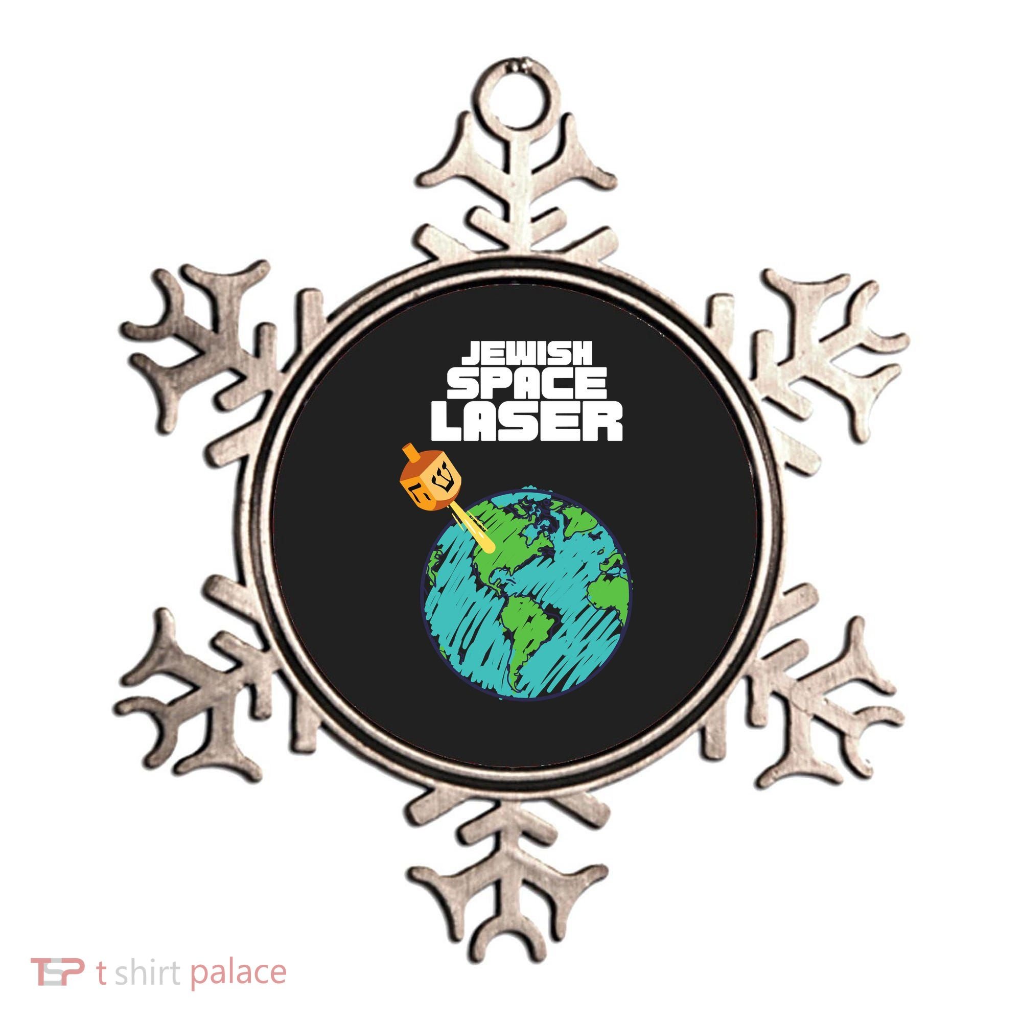 Jewish Space Laser Insane Funny Conspiracy Theory Ornament