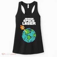 Jewish Space Laser Insane Funny Conspiracy Theory Women's Tank Top thumb 0