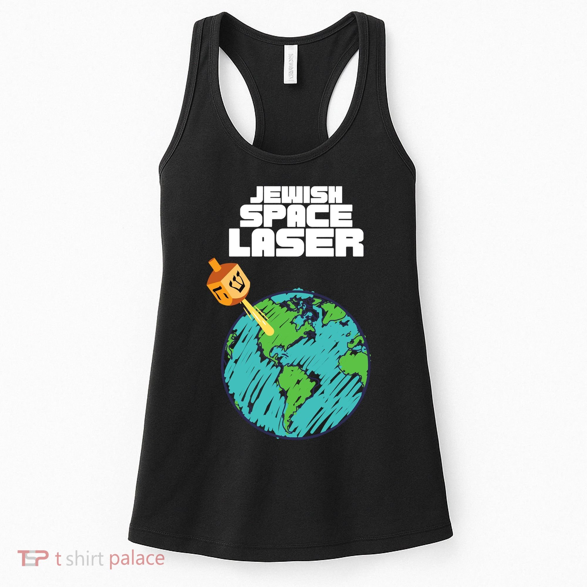 Jewish Space Laser Insane Funny Conspiracy Theory Women's Tank Top