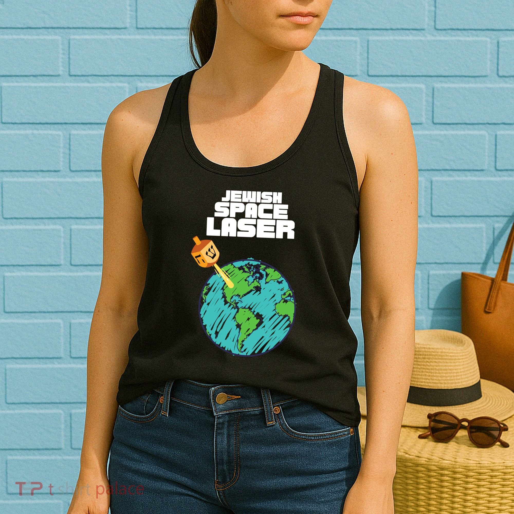 Jewish Space Laser Insane Funny Conspiracy Theory Women's Tank Top