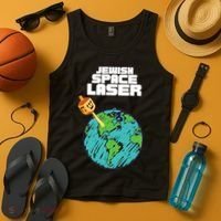 Jewish Space Laser Insane Funny Conspiracy Theory Tank Top thumb 4