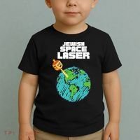 Jewish Space Laser Insane Funny Conspiracy Theory Toddler T-Shirt thumb 2