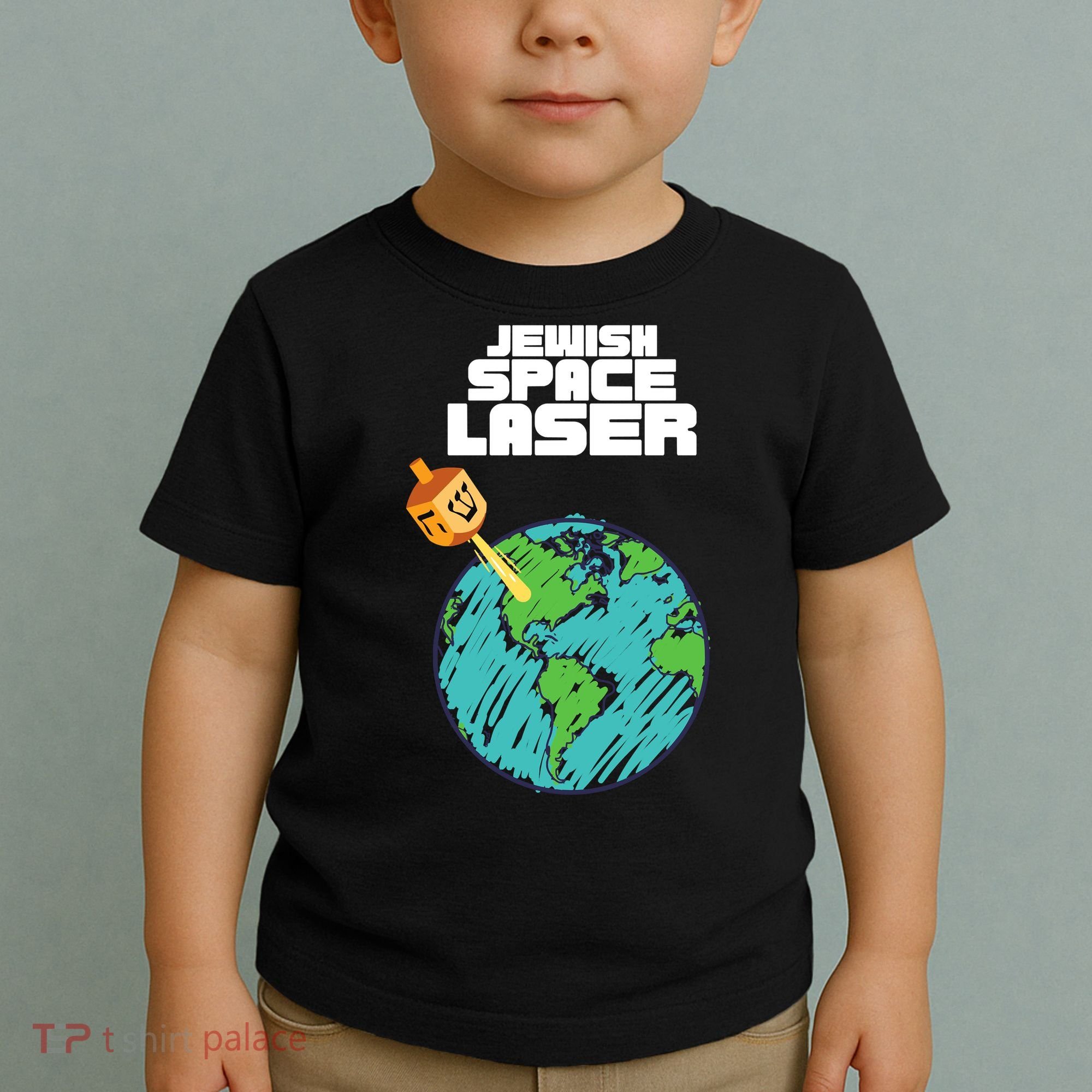 Jewish Space Laser Insane Funny Conspiracy Theory Toddler T-Shirt