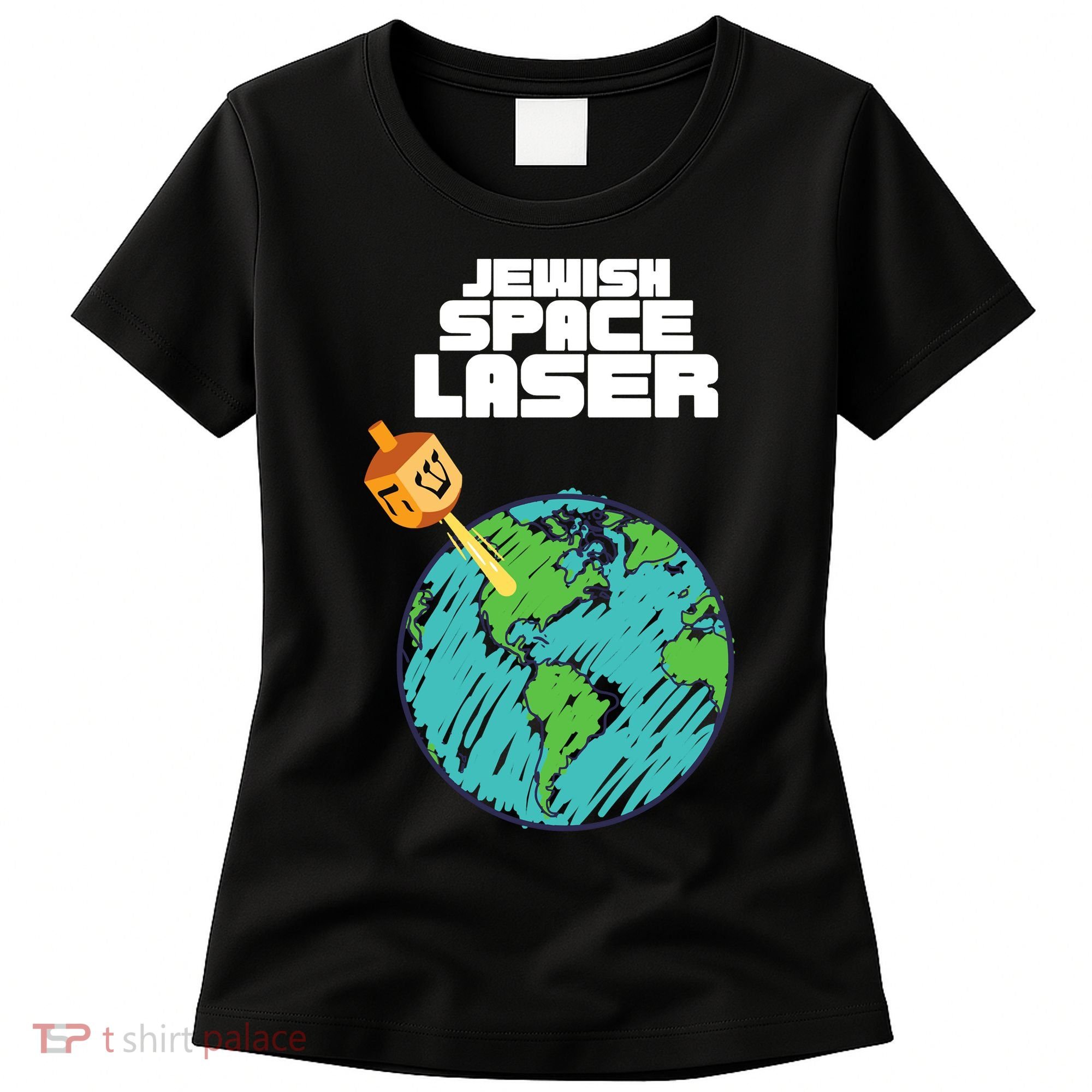 Jewish Space Laser Insane Funny Conspiracy Theory Women's T-Shirt