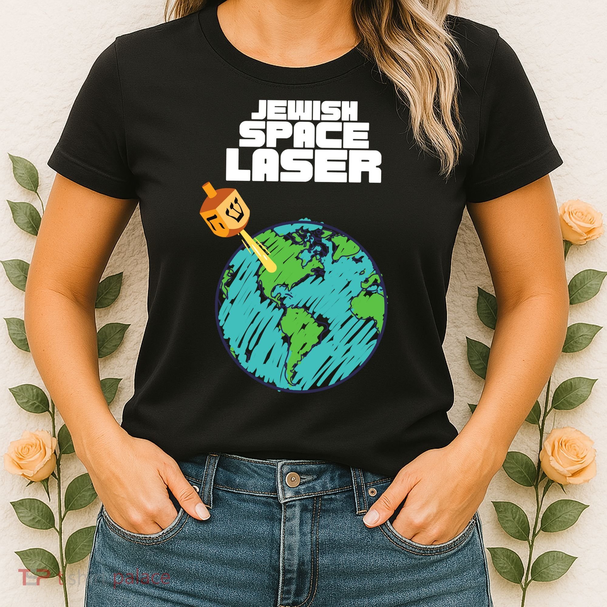 Jewish Space Laser Insane Funny Conspiracy Theory Women's T-Shirt