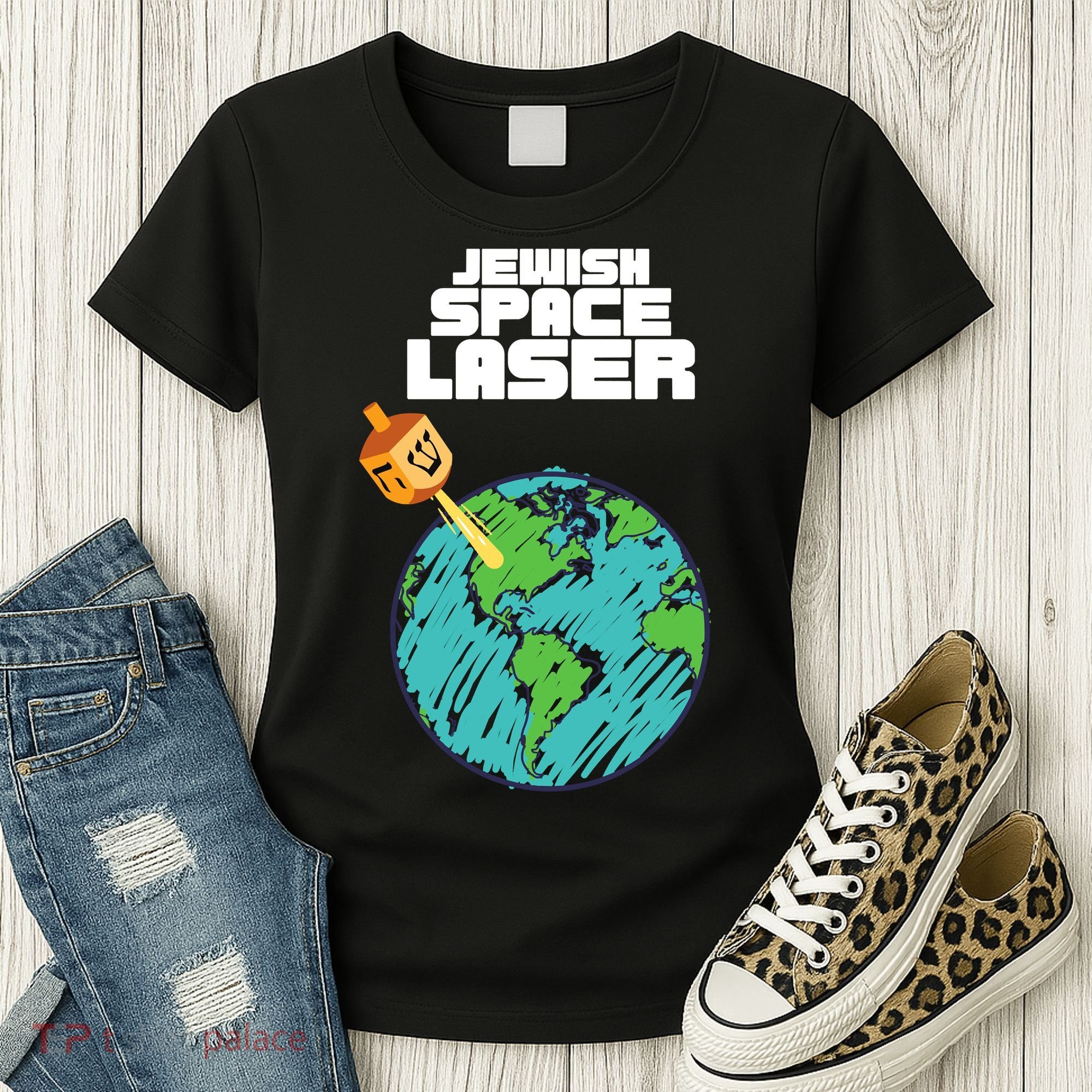 Jewish Space Laser Insane Funny Conspiracy Theory Women's T-Shirt