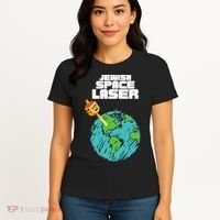 Jewish Space Laser Insane Funny Conspiracy Theory Women's T-Shirt thumb 4