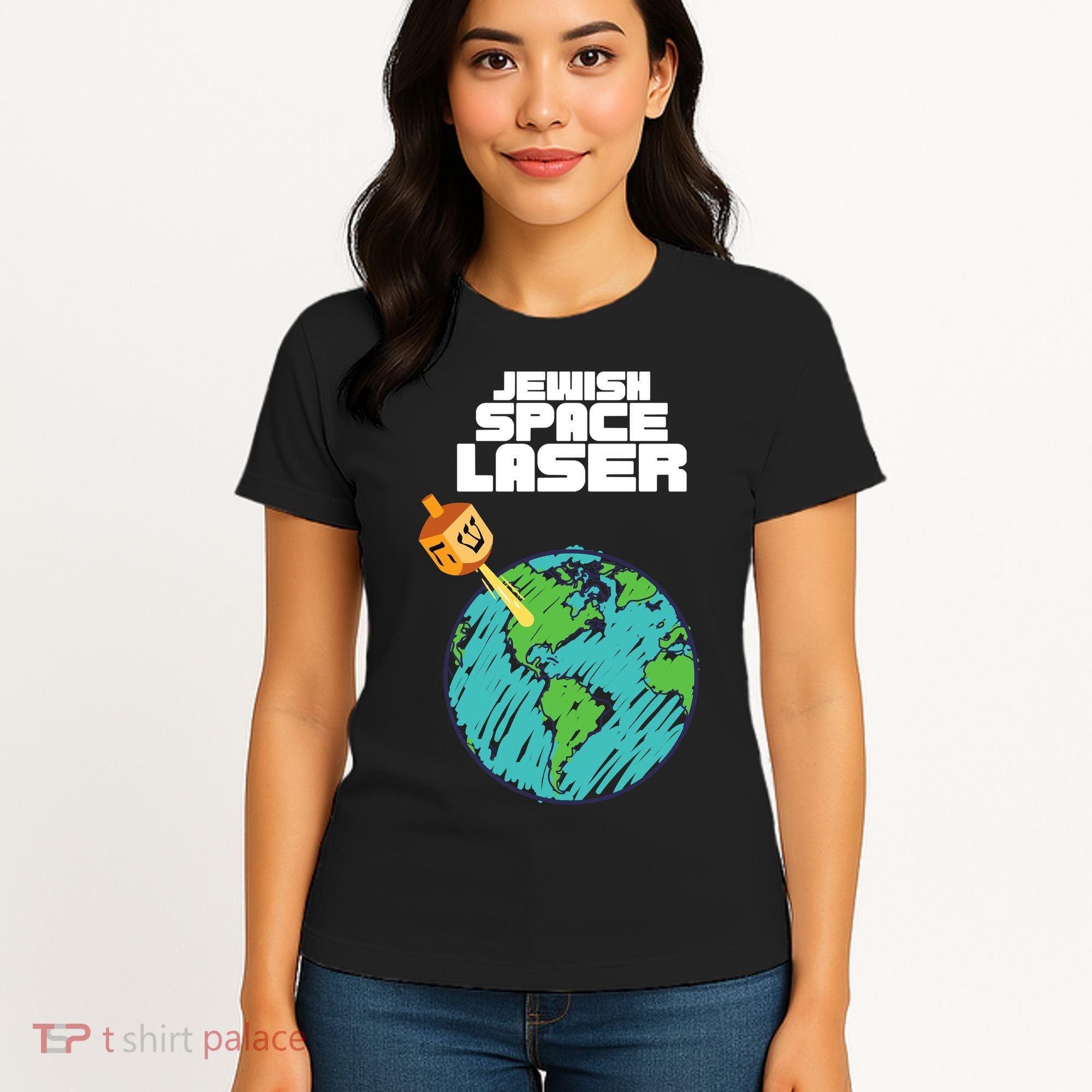 Jewish Space Laser Insane Funny Conspiracy Theory Women's T-Shirt