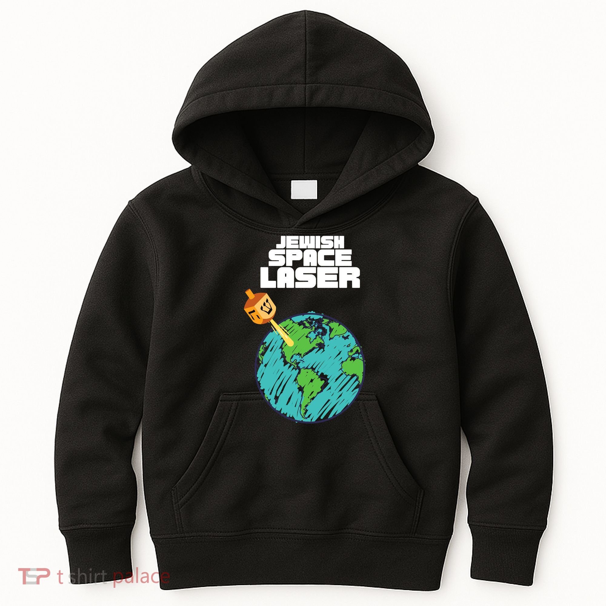 Jewish Space Laser Insane Funny Conspiracy Theory Kids Hoodie