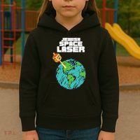Jewish Space Laser Insane Funny Conspiracy Theory Kids Hoodie thumb 3