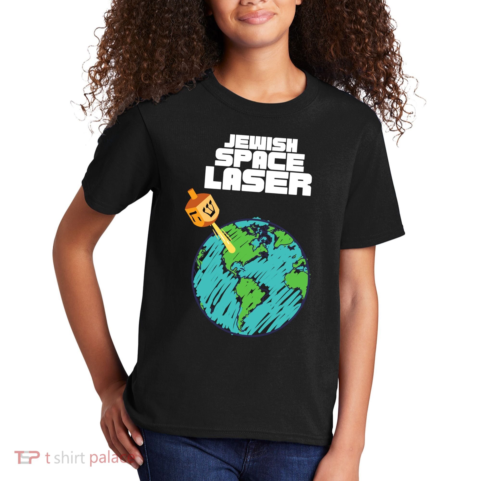 Jewish Space Laser Insane Funny Conspiracy Theory Kids T-Shirt