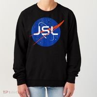 Jewish Space Laser Logo Badge Distressed Funny Meme Women's Sweatshirt thumb 0