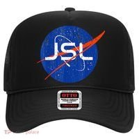 Jewish Space Laser Logo Badge Distressed Funny Meme Hat thumb 0