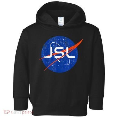 Jewish Space Laser Logo Badge Distressed Funny Meme Toddler Hoodie