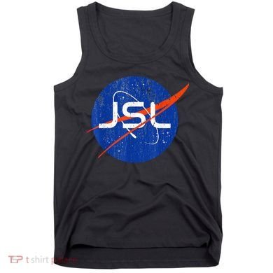 Jewish Space Laser Logo Badge Distressed Funny Meme Tank Top