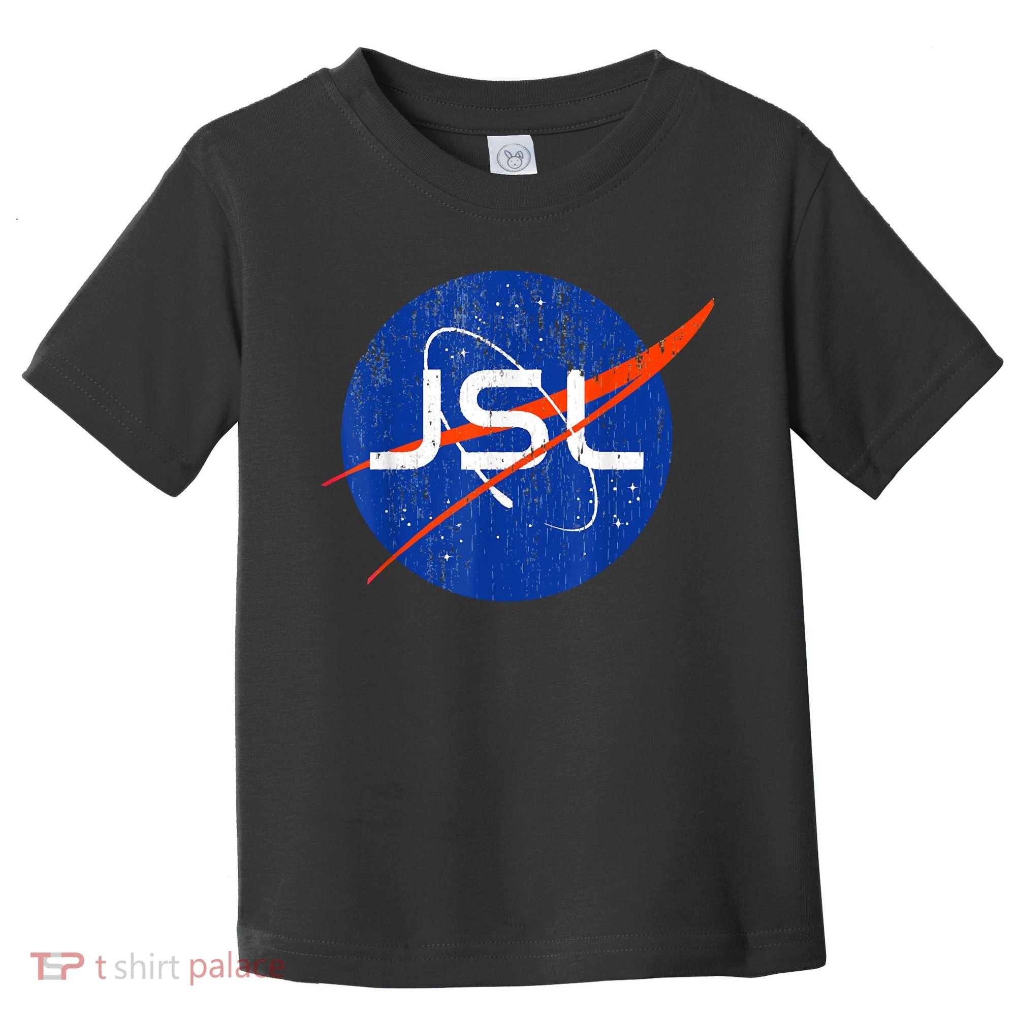 Jewish Space Laser Logo Badge Distressed Funny Meme Toddler T-Shirt