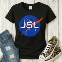 Jewish Space Laser Logo Badge Distressed Funny Meme Women's T-Shirt thumb 3