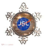 Jewish Space Laser Logo Badge Distressed Funny Meme Ornament thumb 0