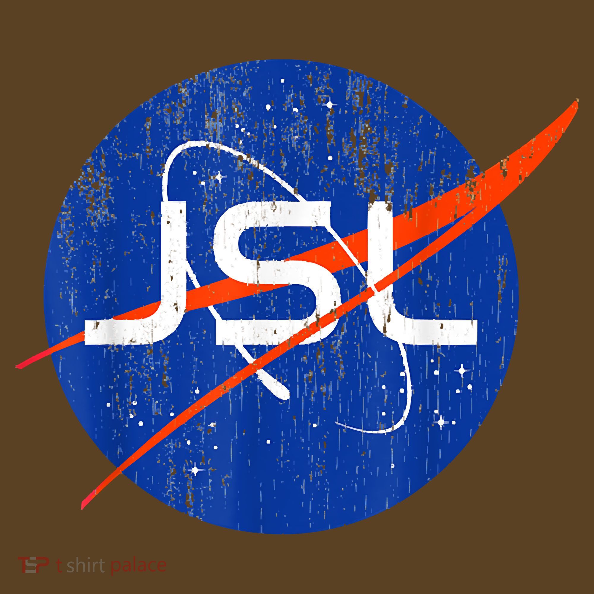Jewish Space Laser Logo Badge Distressed Funny Meme Ornament