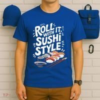 Japanese Sushi Lover Sushi Making And Japanese Food Lover Great Gift T-Shirt thumb 6