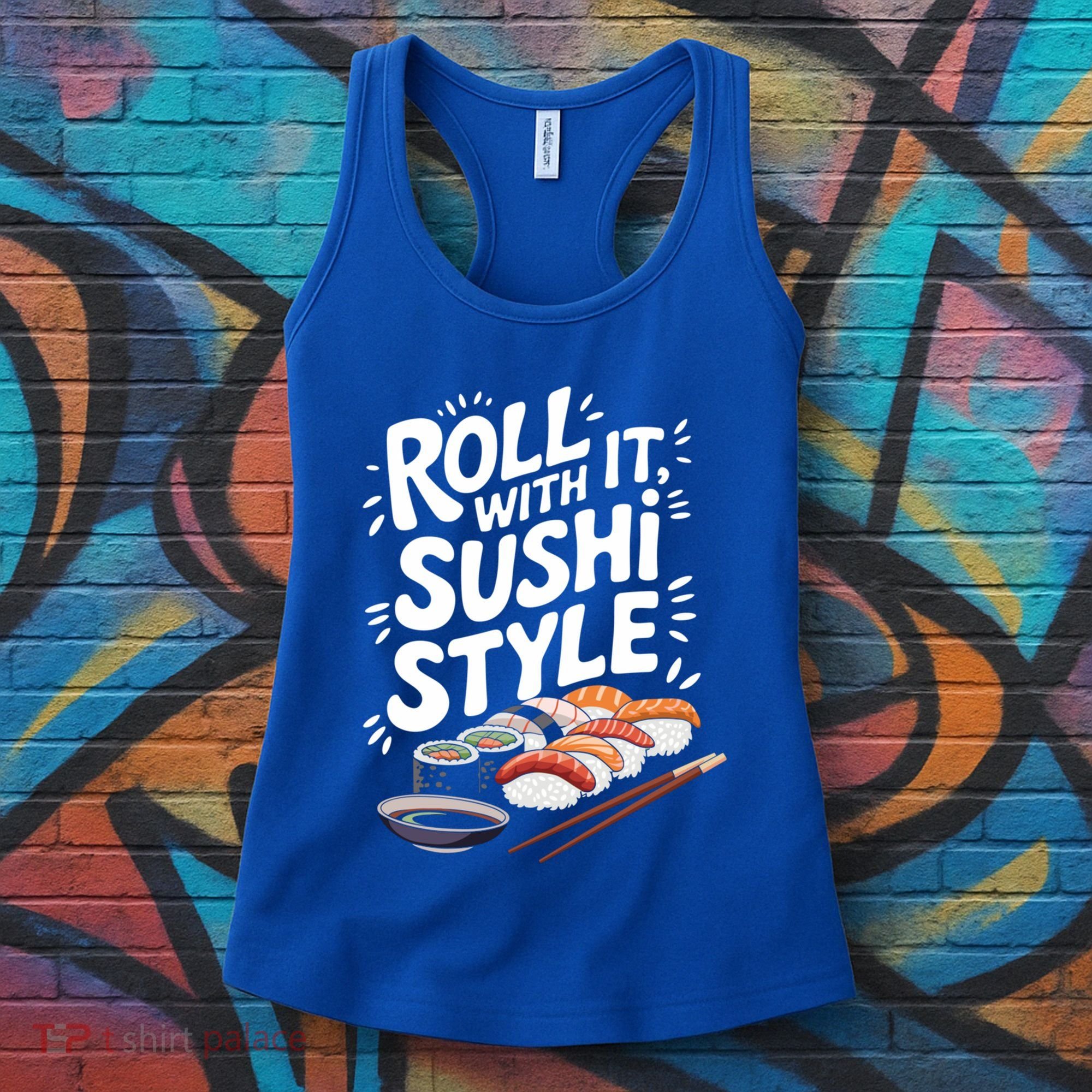 Japanese Sushi Lover Sushi Making And Japanese Food Lover Great Gift Women's Tank Top