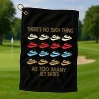 Jet Ski Lovers Meaningful Gift Golf Towel thumb 1