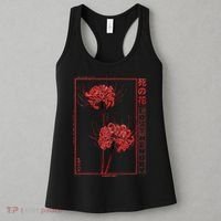 Japanese Spider Lily Soft Grunge Anime Aesthetic Flower Women's Tank Top thumb 3