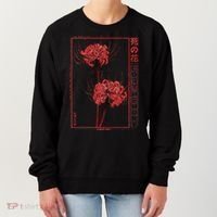 Japanese Spider Lily Soft Grunge Anime Aesthetic Flower  Women's Sweatshirt thumb 0