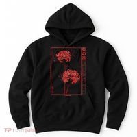 Japanese Spider Lily Soft Grunge Anime Aesthetic Flower  Hoodie thumb 0