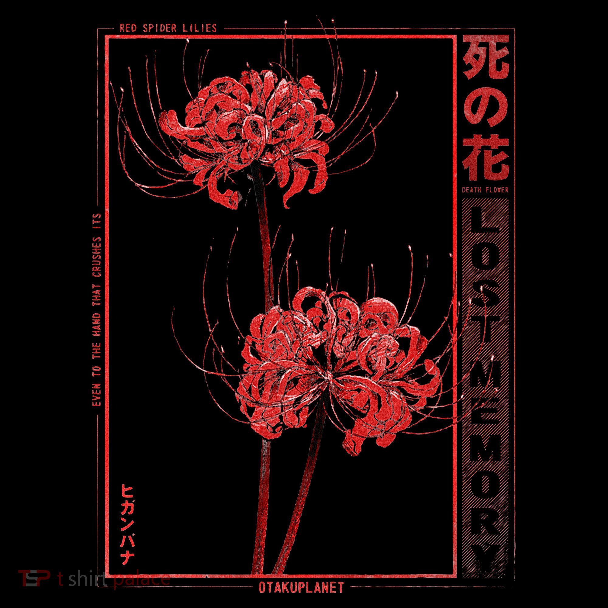 Japanese Spider Lily Soft Grunge Anime Aesthetic Flower  Coffee Mug