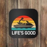 Jet Ski LifeS Good Life Quotes For Family Coaster thumb 0