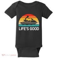 Jet Ski LifeS Good Life Quotes For Family Baby Bodysuit thumb 0