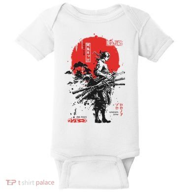 Japanese Samurai Limited Edition Anime Manga Legend Baby Bodysuit