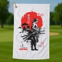 Japanese Samurai Limited Edition Anime Manga Legend Golf Towel thumb 1