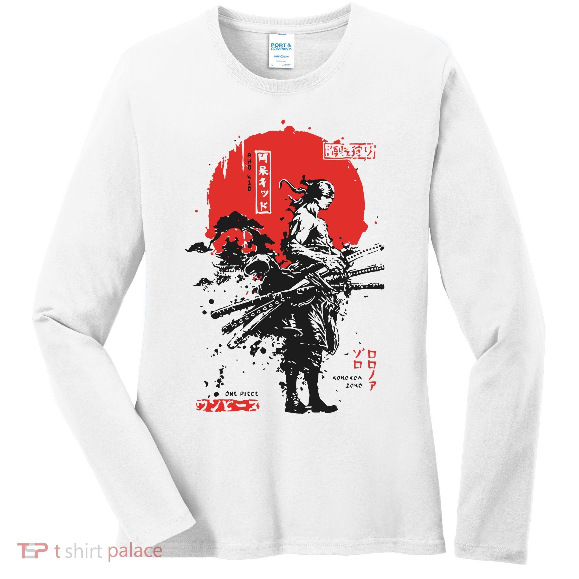 Japanese Samurai Limited Edition Anime Manga Legend Women's Long Sleeve Shirt