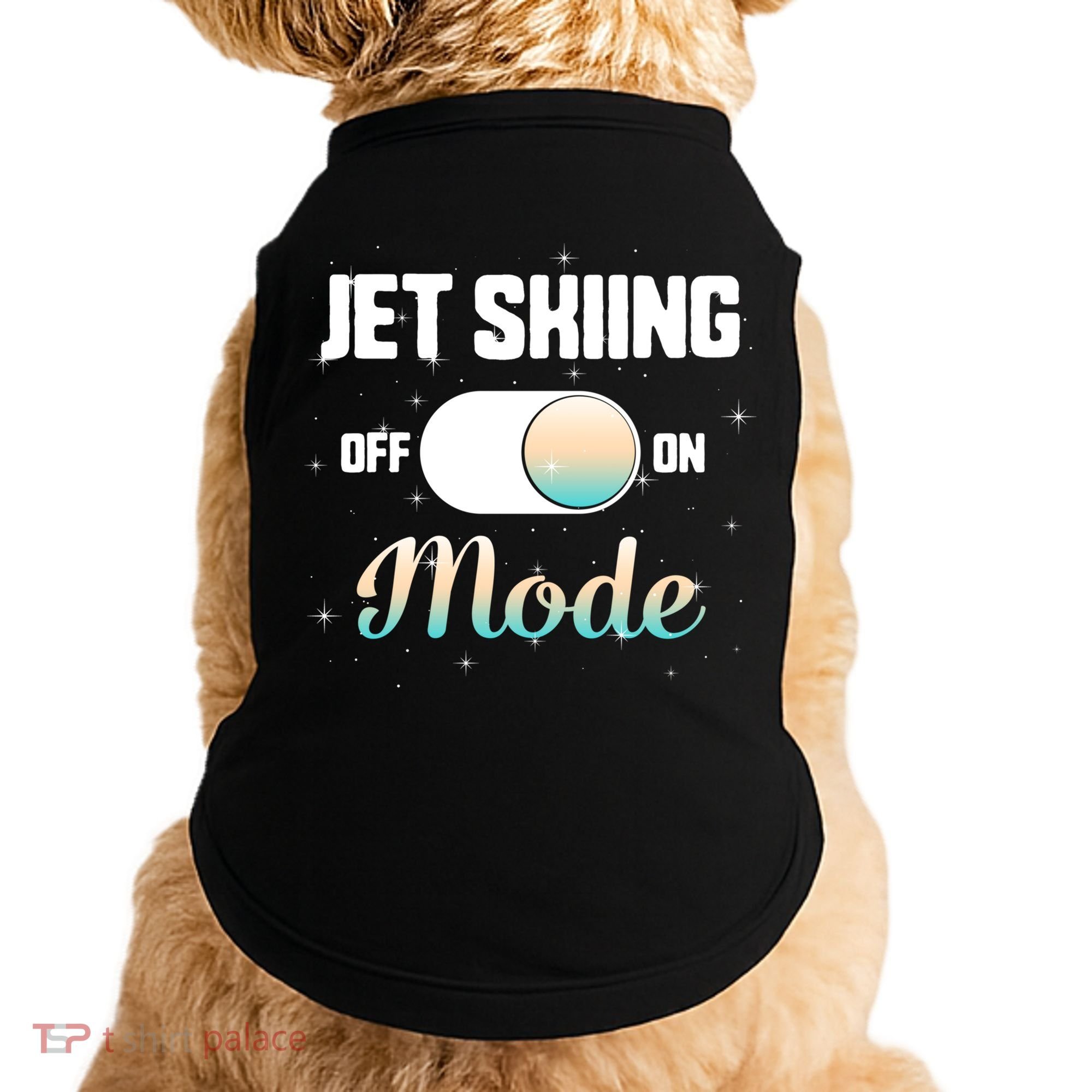Jet Skiing Lover Jet Ski Mode On Athletic Beach Summer Sport Gift Doggie Tank
