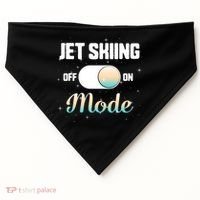 Jet Skiing Lover Jet Ski Mode On Athletic Beach Summer Sport Gift USA-Made Doggie Bandana thumb 0