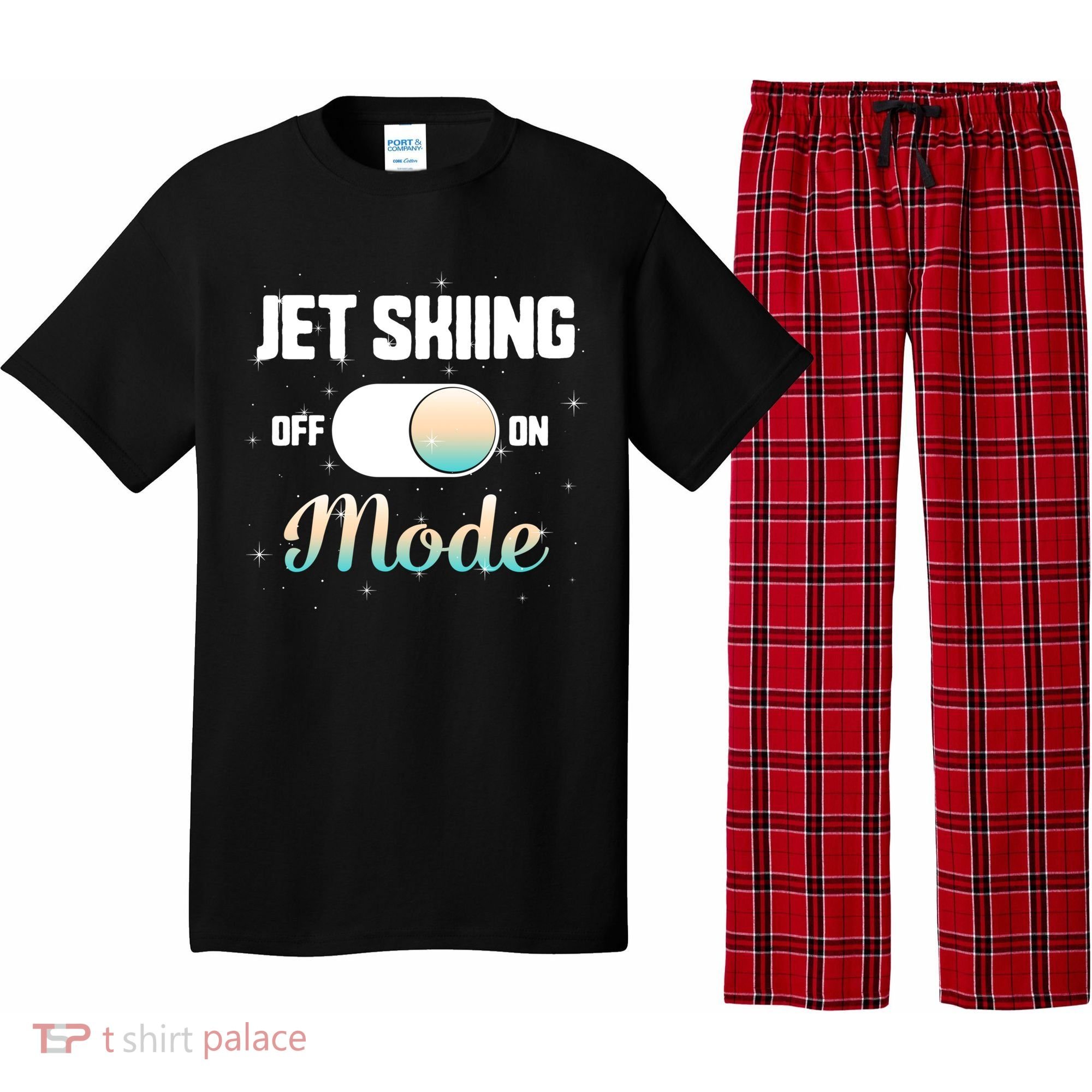 Jet Skiing Lover Jet Ski Mode On Athletic Beach Summer Sport Gift Pajama Set