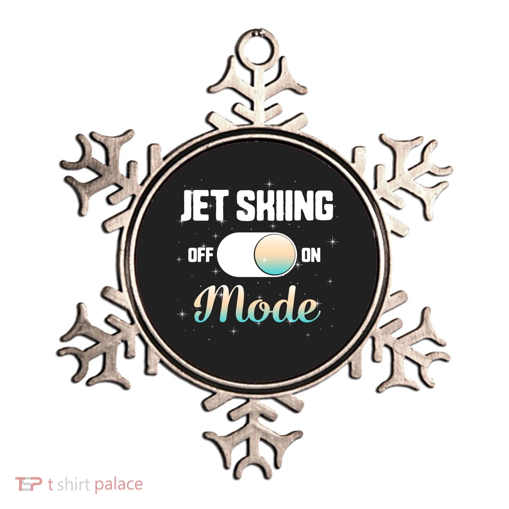 Jet Skiing Lover Jet Ski Mode On Athletic Beach Summer Sport Gift Ornament