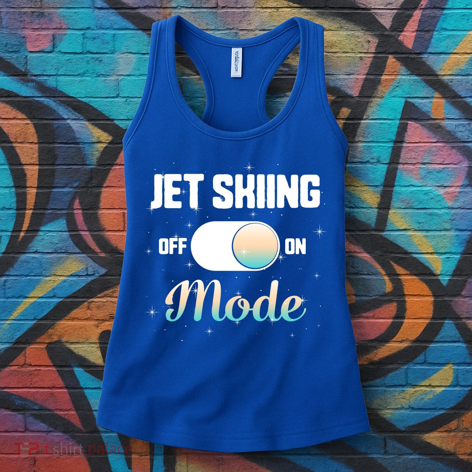 Jet Skiing Lover Jet Ski Mode On Athletic Beach Summer Sport Gift Women's Tank Top