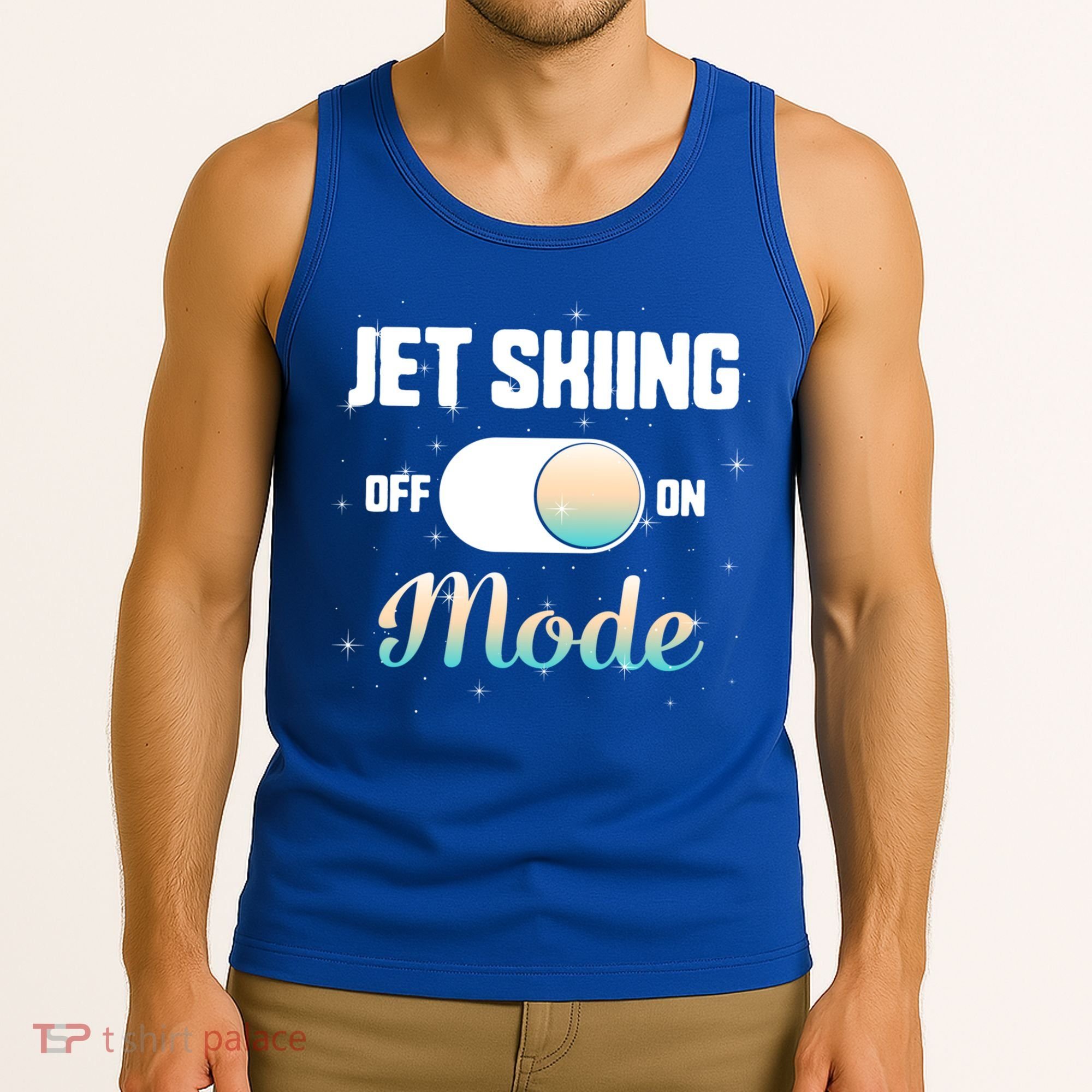 Jet Skiing Lover Jet Ski Mode On Athletic Beach Summer Sport Gift Tank Top