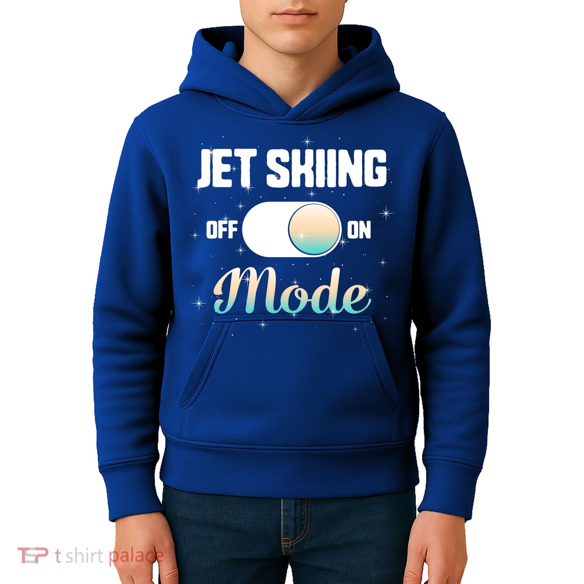 Jet Skiing Lover Jet Ski Mode On Athletic Beach Summer Sport Gift Kids Hoodie