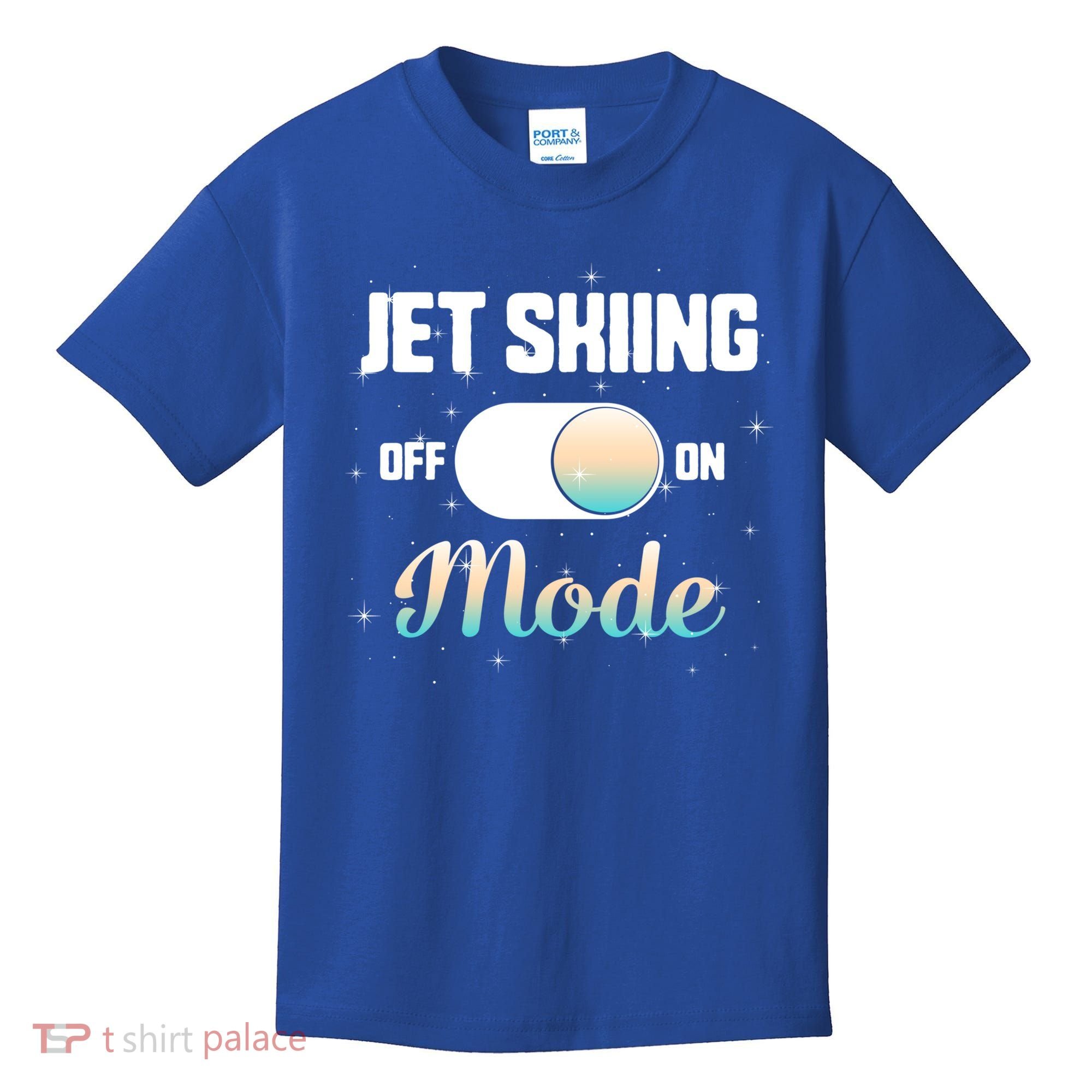 Jet Skiing Lover Jet Ski Mode On Athletic Beach Summer Sport Gift Kids T-Shirt