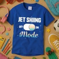 Jet Skiing Lover Jet Ski Mode On Athletic Beach Summer Sport Gift Kids T-Shirt thumb 3