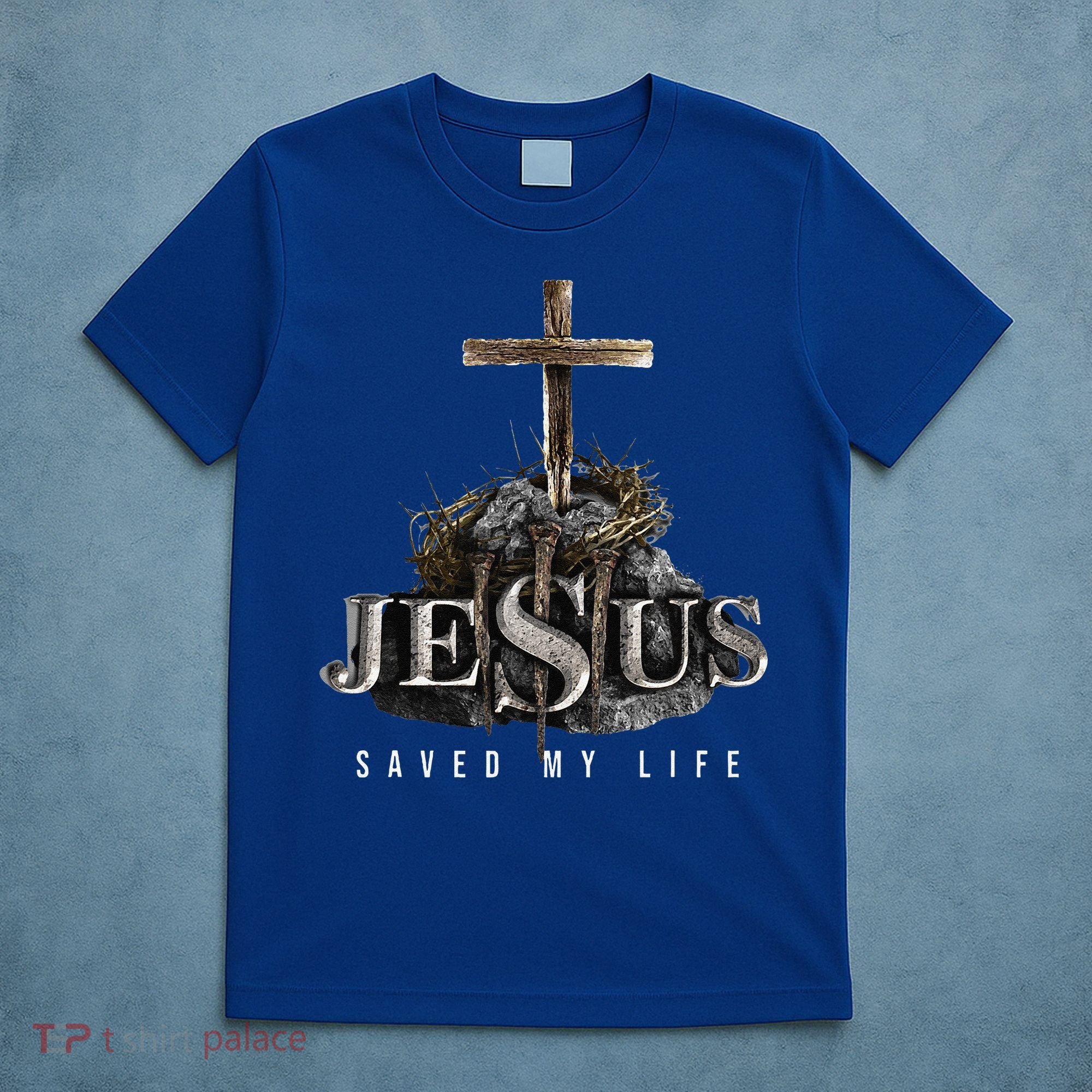 Jesus Saved My Life Christian Religious Bible Church T-Shirt
